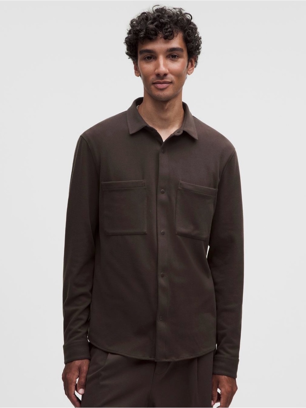 Lululemon Men’s Soft Knit Over Shirt size large in Mahogany Muse